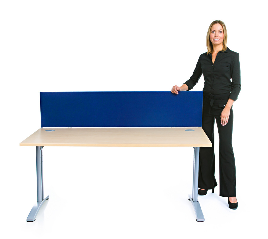 Speedy® Office Desk Screens Blue